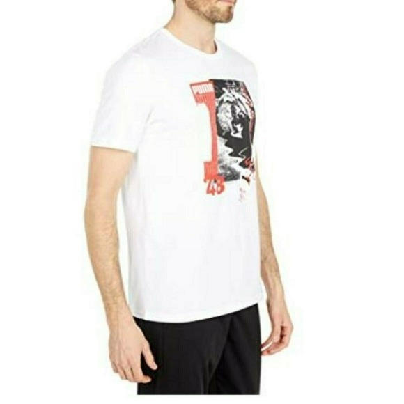 Puma Shirt Men's Size Large, white,‎ NWT. - Picture 3 of 3